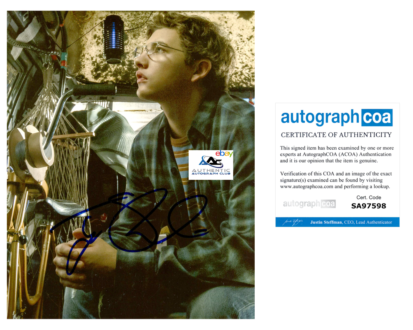 TYE SHERIDAN AUTOGRAPH SIGNED 8x10 PHOTO READY PLAYER ONE ACOA COA