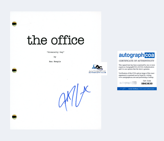 JOHN KRASINSKI AUTOGRAPH SIGNED THE OFFICE FULL SCRIPT JIM HALPERT ACOA