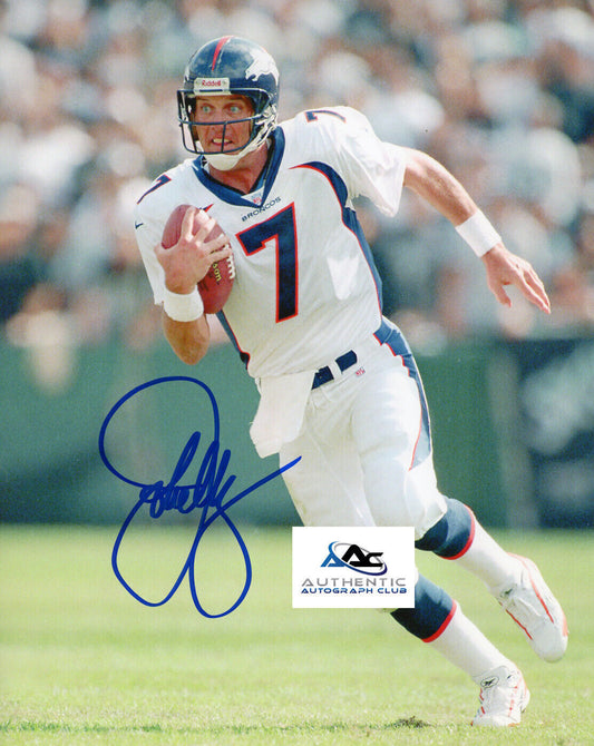 JOHN ELWAY AUTOGRAPH SIGNED 8x10 PHOTO HOF DENVER BRONCOS COA