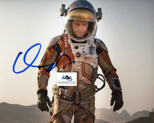 MATT DAMON AUTOGRAPH SIGNED 8x10 THE MARTIAN JASON BOURNE PHOTO COA