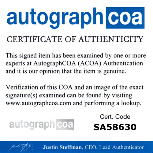 ASHLEY GRAHAM AUTOGRAPH SIGNED ALLURE ACOA