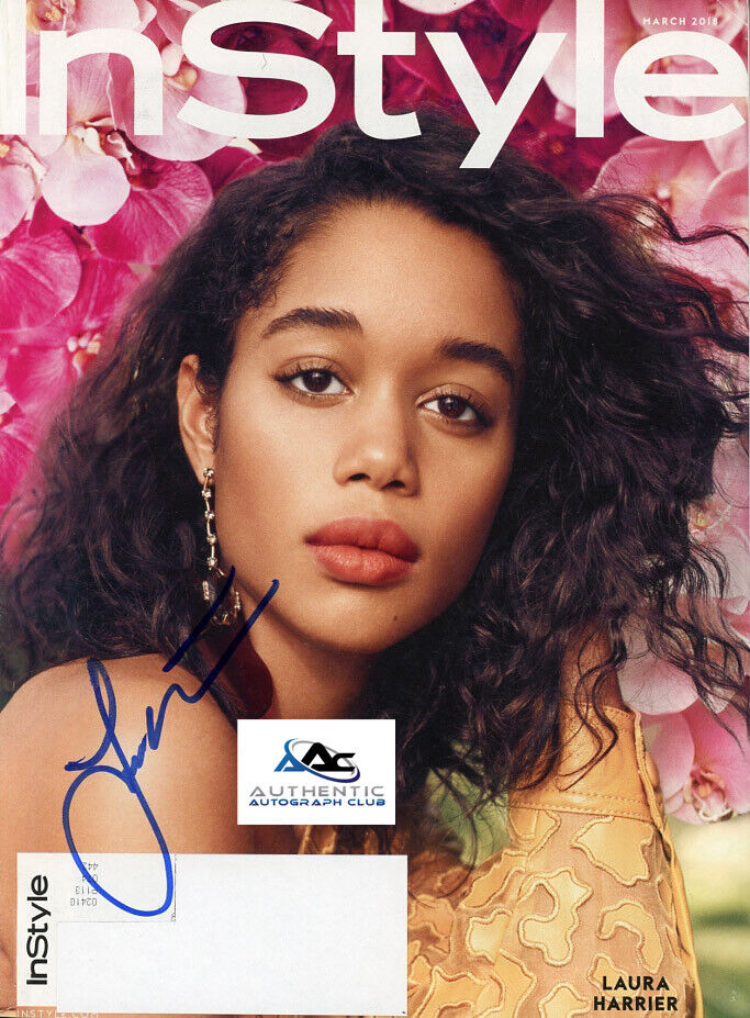 LAURA HARRIER AUTOGRAPH SIGNED INSTYLE MAGAZINE COA