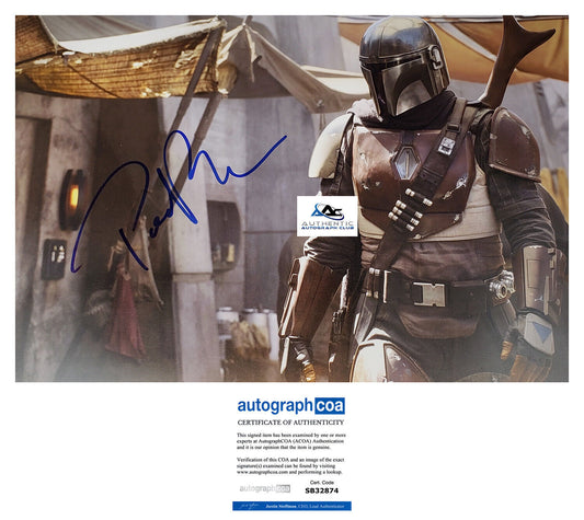 PEDRO PASCAL AUTOGRAPH SIGNED 12x18 PHOTO STAR WARS THE MANDALORIAN ACOA