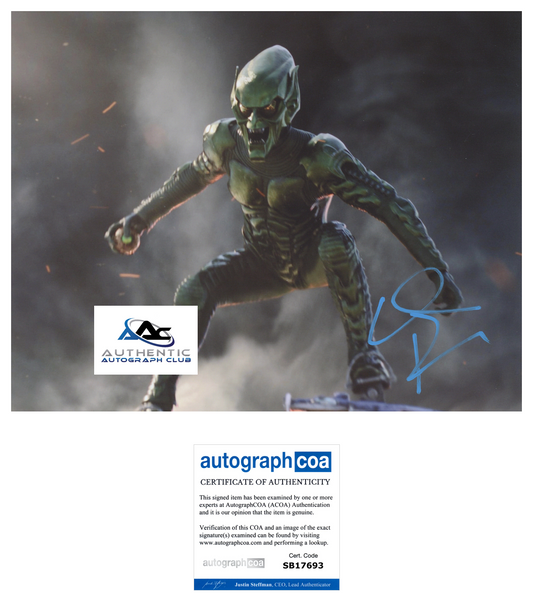 WILLEM DAFOE AUTOGRAPH SIGNED 11X14 PHOTO SPIDERMAN SPIDER-MAN GREEN GOBLIN ACOA