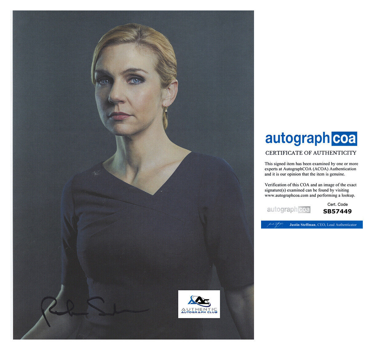 RHEA SEEHORN AUTOGRAPH SIGNED 12x16 PHOTO BETTER CALL SAUL ACOA