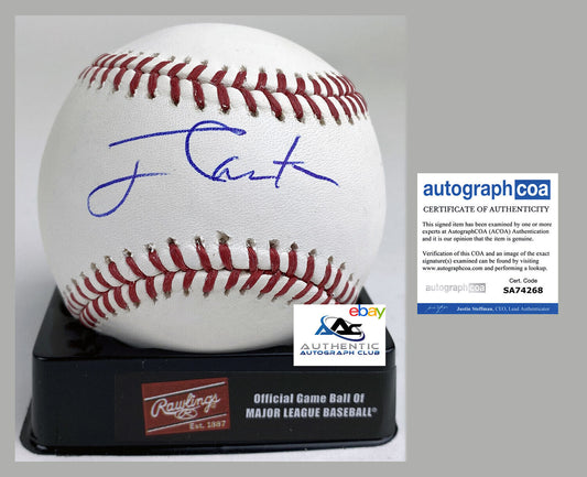 FORMER US PRESIDENT JIMMY CARTER AUTOGRAPH SIGNED ROMLB BASEBALL ACOA