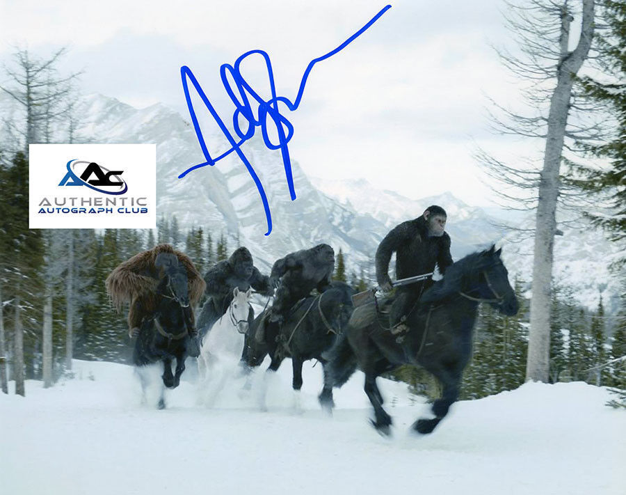 ANDY SERKIS AUTOGRAPH SIGNED 8x10 PHOTO PLANET OF THE APES COA