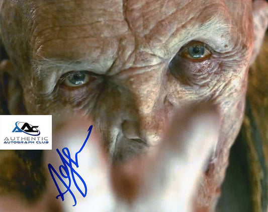 ANDY SERKIS AUTOGRAPH SIGNED 8x10 PHOTO STAR WARS SUPREME LEADER SNOKE COA