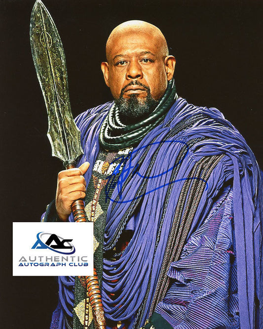 FOREST WHITAKER AUTOGRAPH SIGNED 8x10 PHOTO BLACK PANTHER COA