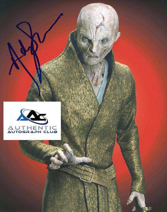 ANDY SERKIS AUTOGRAPH SIGNED 8x10 PHOTO STAR WARS SUPREME LEADER SNOKE LAST JEDI