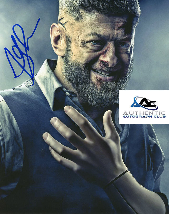 ANDY SERKIS AUTOGRAPH SIGNED 8x10 PHOTO BLACK PANTHER KLAW COA