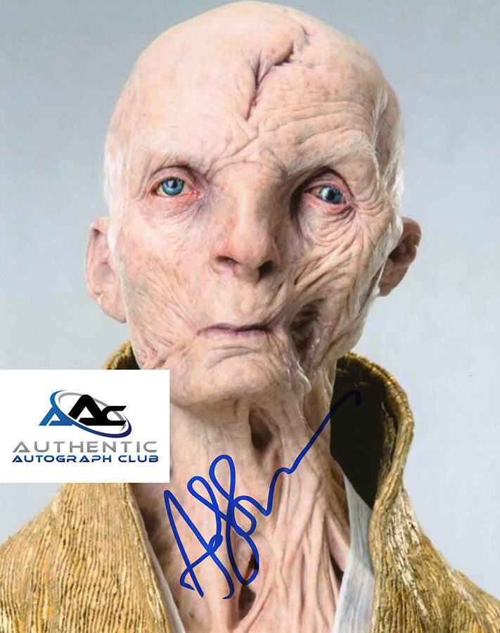 ANDY SERKIS AUTOGRAPH SIGNED 8x10 PHOTO STAR WARS SUPREME LEADER SNOKE COA