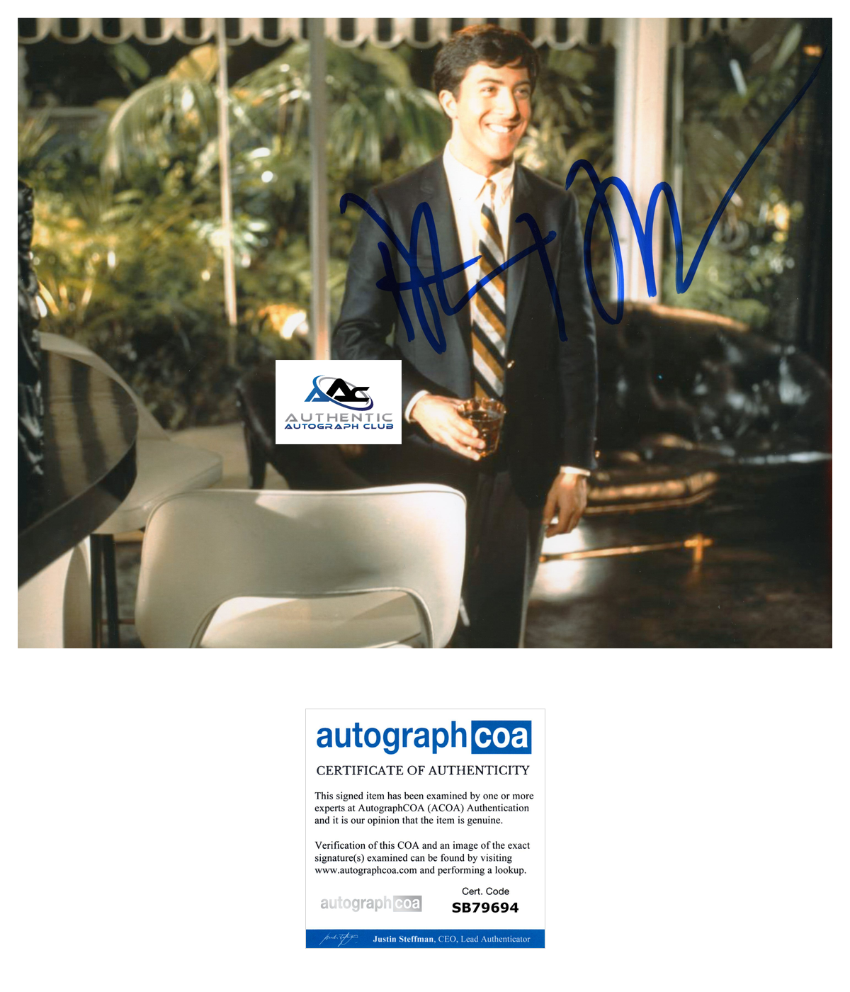 DUSTIN HOFFMAN AUTOGRAPH SIGNED 8X10 PHOTO ACOA