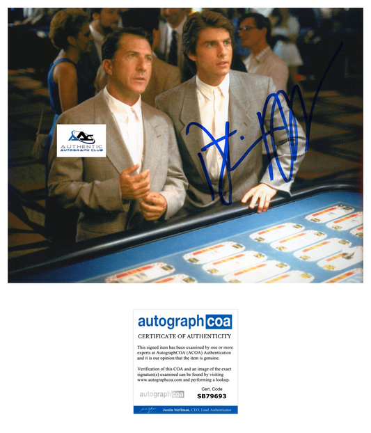 DUSTIN HOFFMAN AUTOGRAPH SIGNED 8X10 PHOTO RAIN MAN ACOA