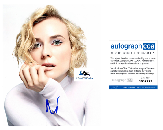 DIANE KRUGER AUTOGRAPH SIGNED 8X10 PHOTO ACOA