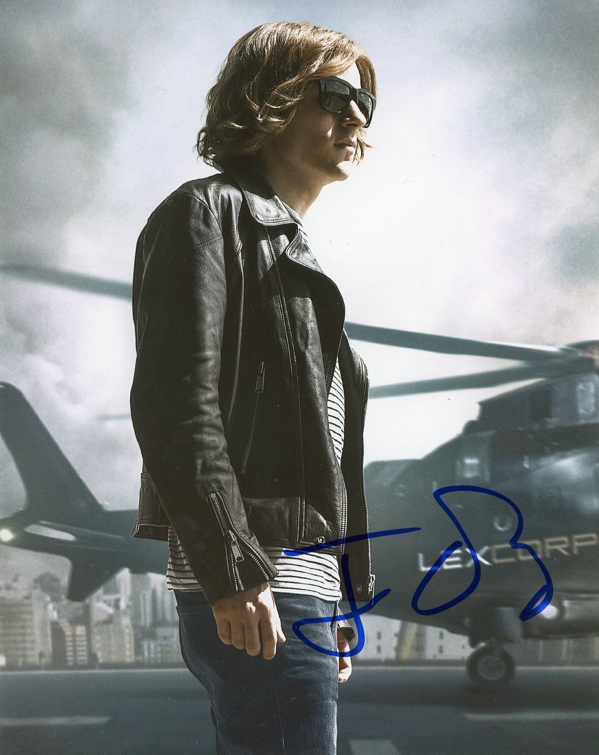 JESSE EISENBERG AUTOGRAPH SIGNED 8x10 PHOTO LEX LUTHOR BATMAN V SUPERMAN COA