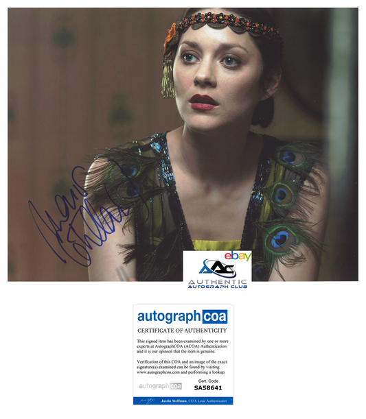 MARION COTILLARD AUTOGRAPH SIGNED 11X14 PHOTO ACOA