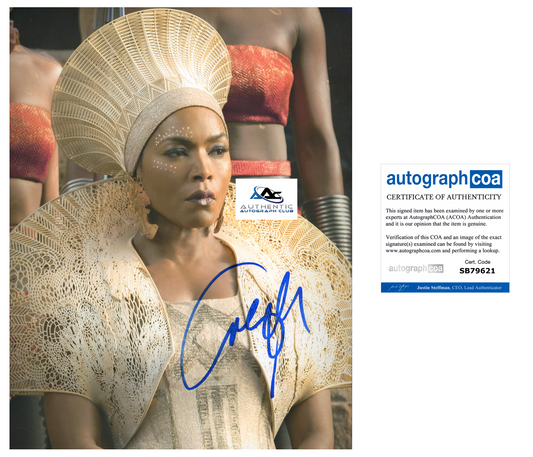 ANGELA BASSETT AUTOGRAPH SIGNED 8X10 PHOTO BLACK PANTHER ACOA