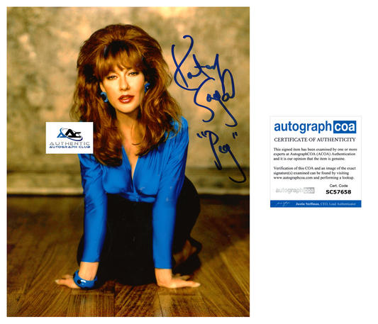 KATEY SEGAL AUTOGRAPH SIGNED 8x10 PHOTO MARRIED WITH CHILDREN ACOA