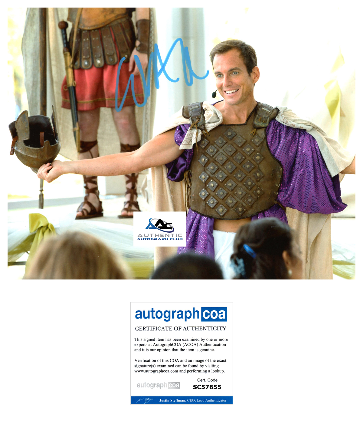 WILL ARNETT AUTOGRAPH SIGNED 8x10 PHOTO ACOA