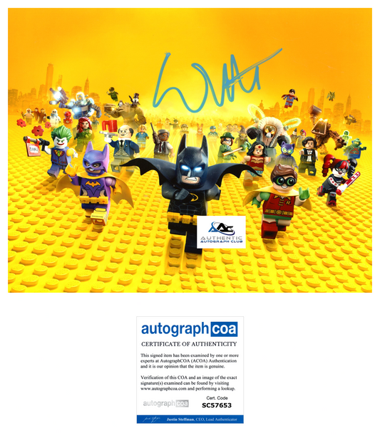 WILL ARNETT AUTOGRAPH SIGNED 8x10 PHOTO BATMAN LEGO ACOA