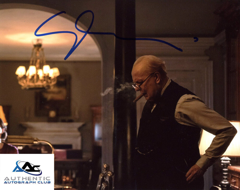 GARY OLDMAN AUTOGRAPH SIGNED 8x10 PHOTO DARKEST HOUR COA