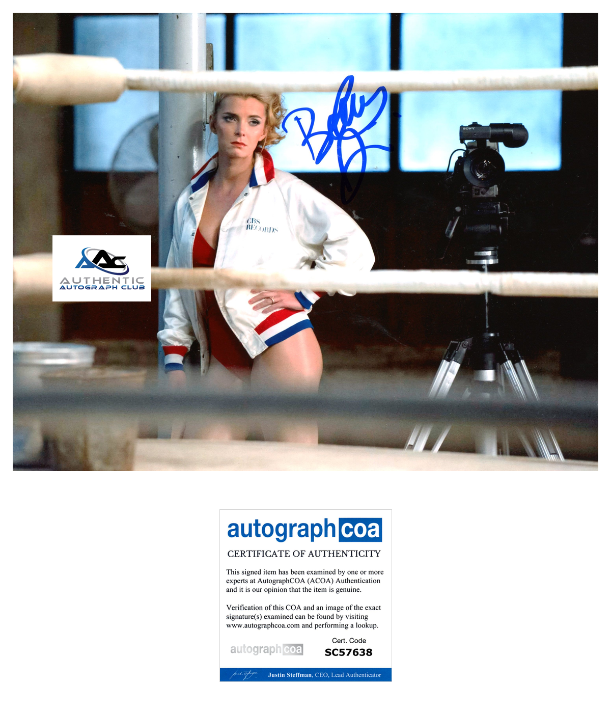 BETTY GILPIN AUTOGRAPH SIGNED 8X10 PHOTO GLOW ACOA