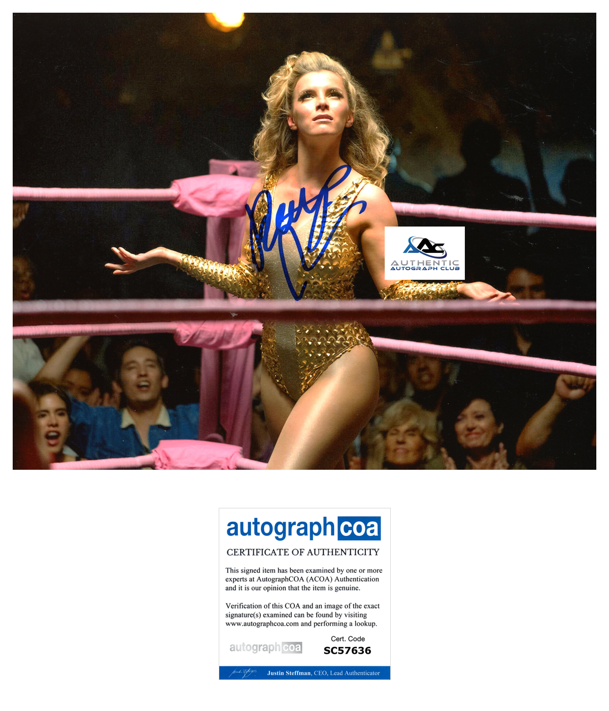 BETTY GILPIN AUTOGRAPH SIGNED 8X10 PHOTO GLOW ACOA