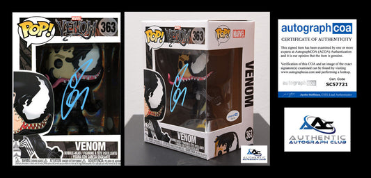 TOM HARDY AUTOGRAPH SIGNED VENOM FUNKO POP 363 MARVEL ACOA