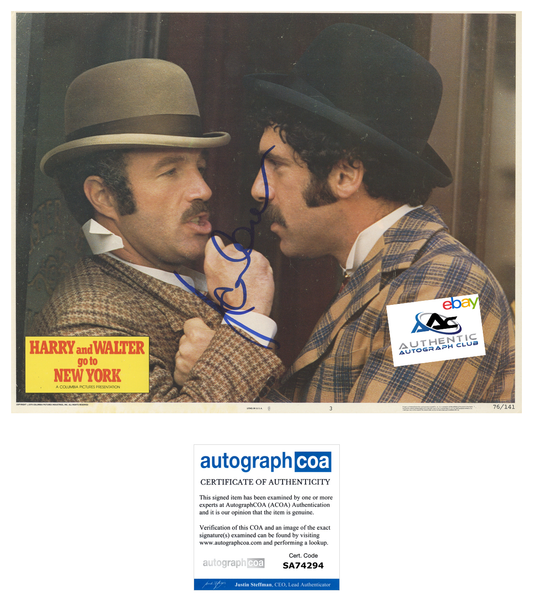 JAMES CAAN AUTOGRAPH SIGNED 11x14 PHOTO LOBBY CARD HARRY AND WALTER NY ACOA