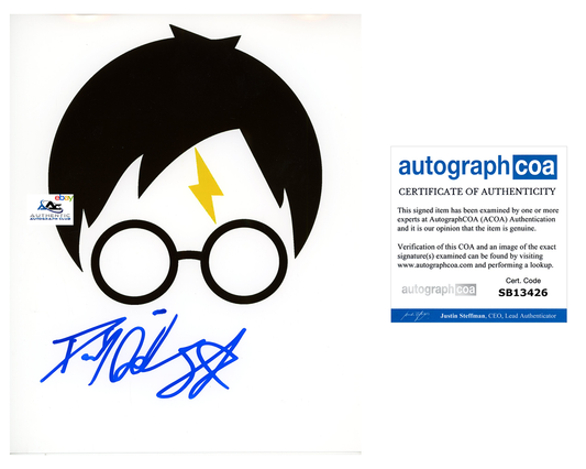 DANIEL RADCLIFFE AUTOGRAPH SIGNED 8x10 PHOTO HARRY POTTER ACOA COA