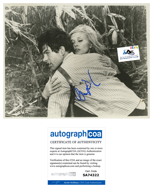 WARREN BEATTY AUTOGRAPH SIGNED 8x10 PHOTO BONNIE AND CLYDE ACOA