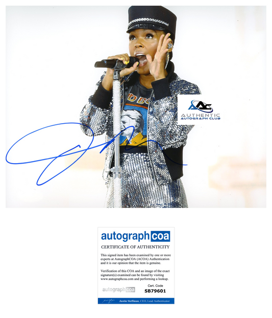 JANELLE MONAE AUTOGRAPH SIGNED 8X10 PHOTO SINGER ACOA