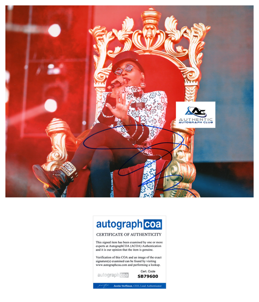 JANELLE MONAE AUTOGRAPH SIGNED 8X10 PHOTO SINGER ACOA