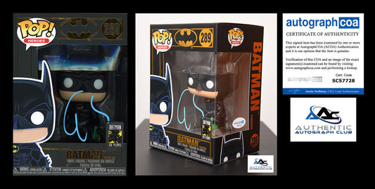 GEORGE CLOONEY AUTOGRAPH SIGNED BATMAN FUNKO POP 289 BATMAN FOREVER ACOA