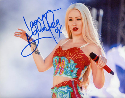 IGGY AZALEA AUTOGRAPH SIGNED 8x10 PHOTO RAP HIP HOP AUSTRALIAN ARTIST COA