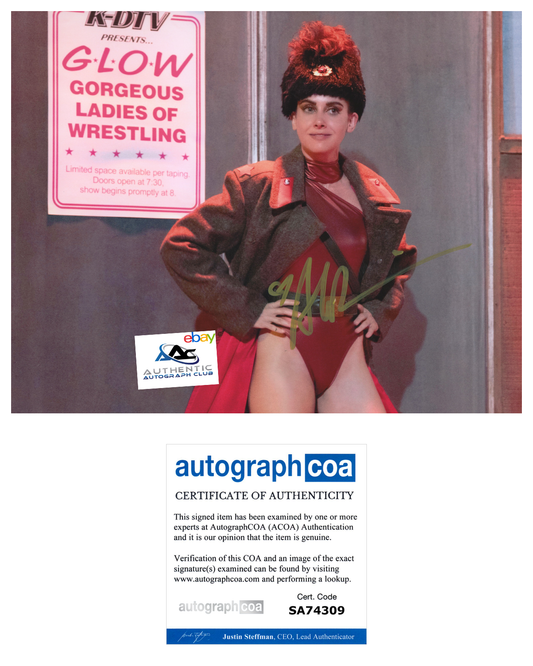 ALISON BRIE AUTOGRAPH SIGNED 8X10 PHOTO GLOW ACOA