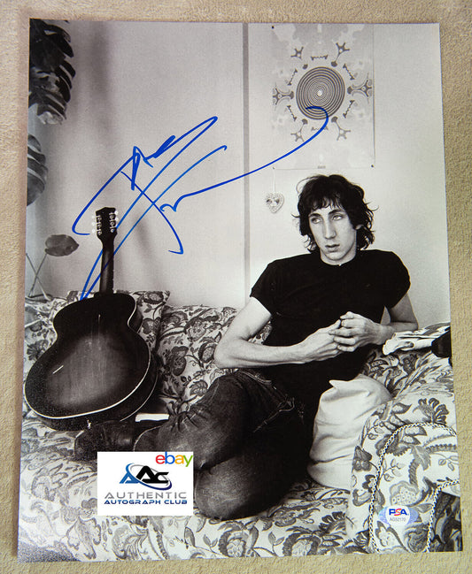 PETE TOWNSHEND AUTOGRAPH SIGNED 11x14 PHOTO THE WHO GUITARIST PSA/DNA