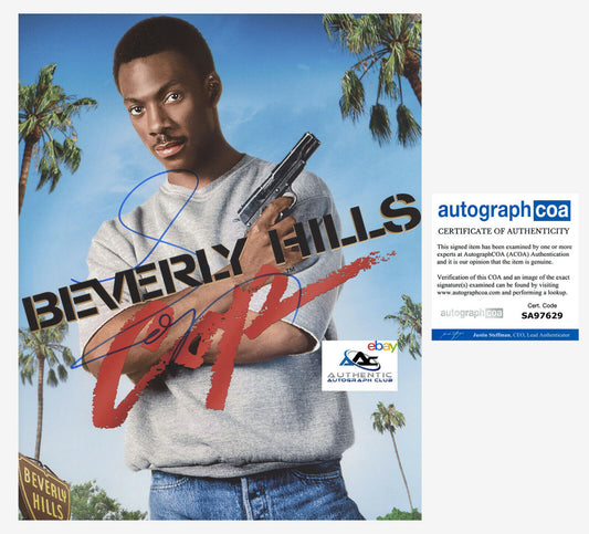 EDDIE MURPHY AUTOGRAPH SIGNED 11x14 PHOTO BEVERLY HILLS COP LOA ACOA