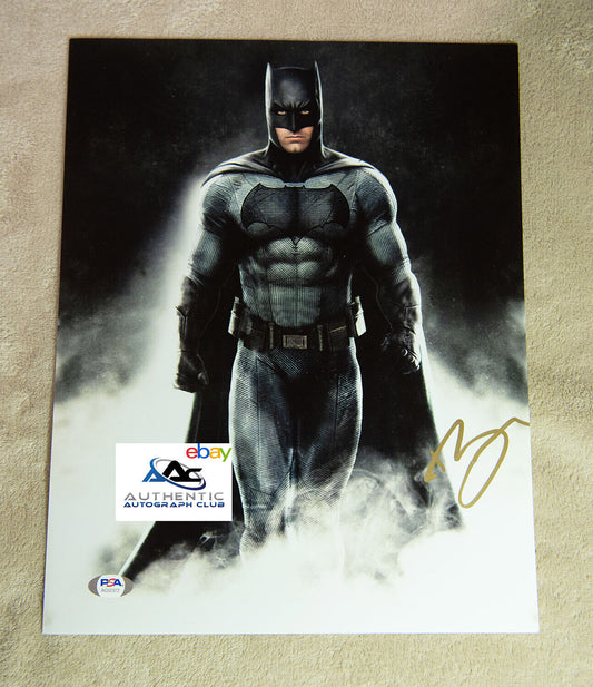 BEN AFFLECK AUTOGRAPH SIGNED 11x14 PHOTO BATMAN V SUPERMAN DAWN OF JUSTICE PSA