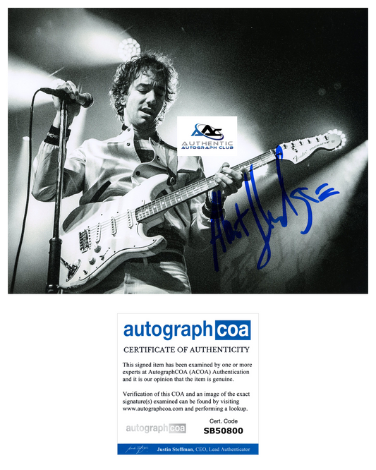 ALBERT HAMMOND JR AUTOGRAPH SIGNED 8X10 PHOTO GUITARIST THE STROKES ACOA