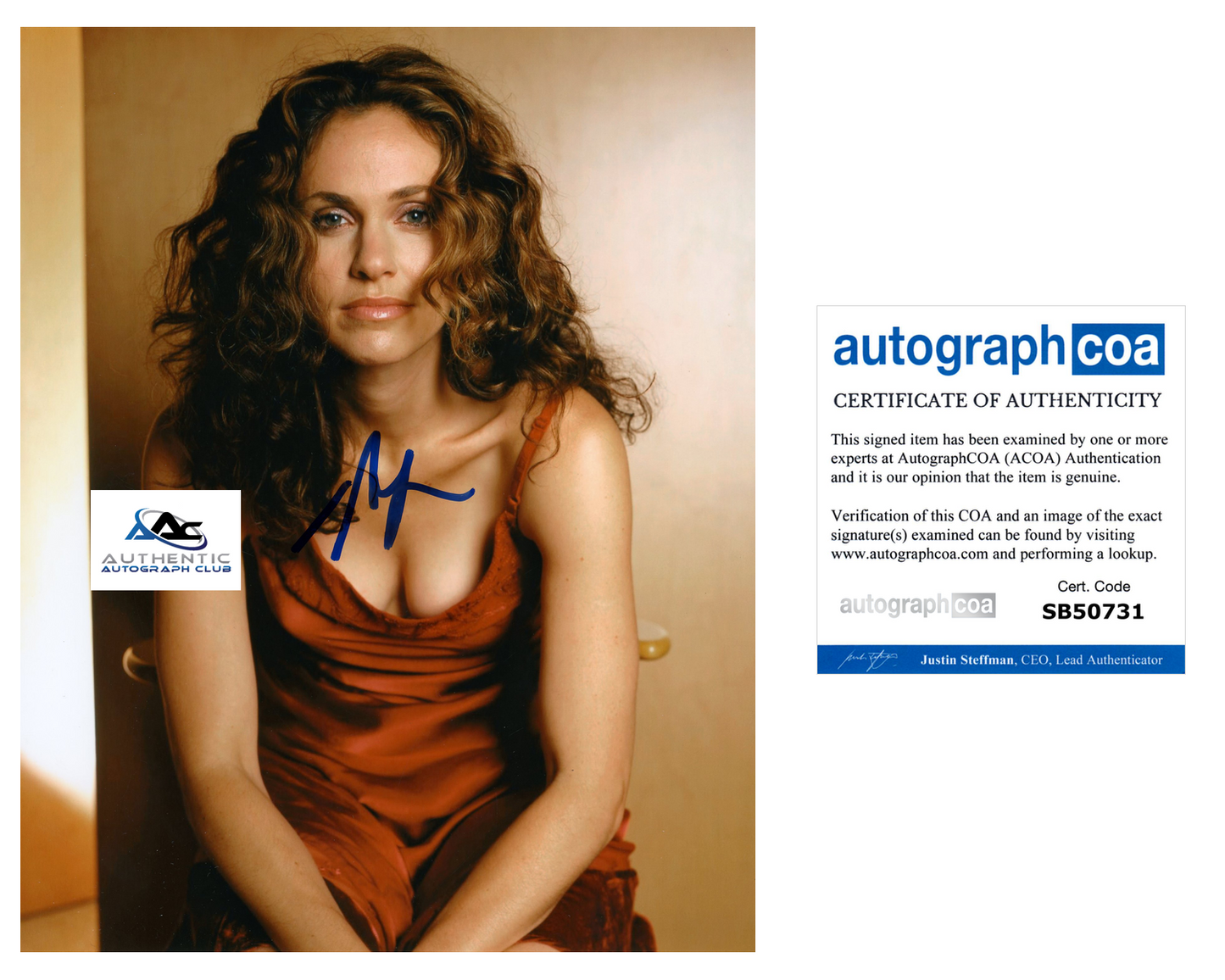 AMY BRENNEMAN AUTOGRAPH SIGNED 8X10 PHOTO ACOA