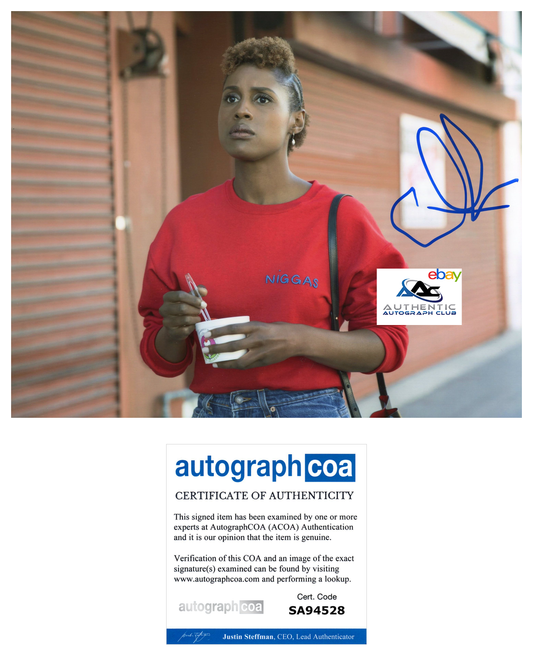 ISSA RAE AUTOGRAPH SIGNED 8x10 PHOTO INSECURE ACOA COA