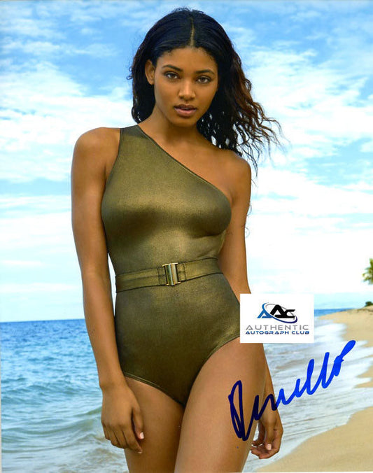 DANIELLE HERRINGTON AUTOGRAPH SIGNED 8x10 PHOTO SWIMSUIT MODEL COA