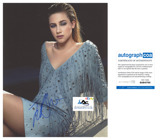 LILI REINHART AUTOGRAPH SIGNED 11X14 PHOTO RIVERDALE BETTY COOPER ACOA