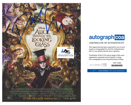 DANNY ELFMAN AUTOGRAPH SIGNED 8x10 PHOTO DISNEY ALICE LOOKING GLASS ACOA