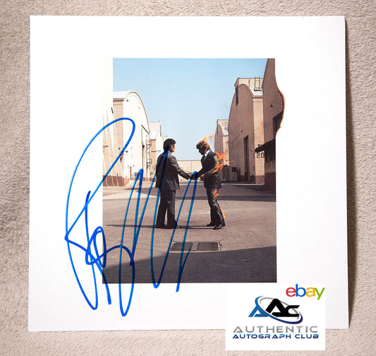 ROGER WATERS AUTOGRAPH SIGNED PINK FLOYD WISH YOU WERE HERE ALBUM VINYL LP