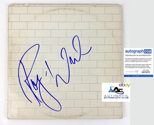 ROGER WATERS AUTOGRAPH SIGNED PINK FLOYD THE WALL ALBUM VINYL LP ACOA