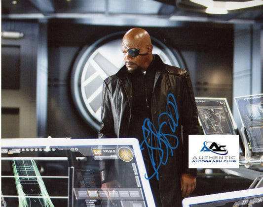 SAMUEL JACKSON AUTOGRAPH SIGNED 8x10 PHOTO NICK FURY AVENGERS MARVEL COA