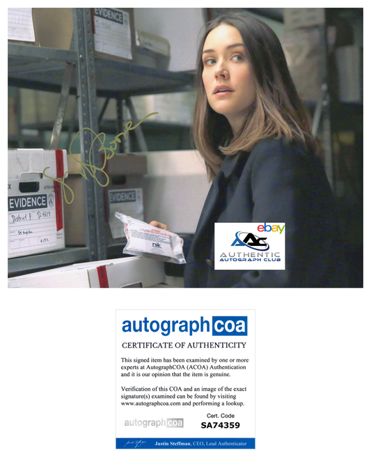 MEGAN BOONE AUTOGRAPH SIGNED 8x10 PHOTO THE BLACKLIST ACOA